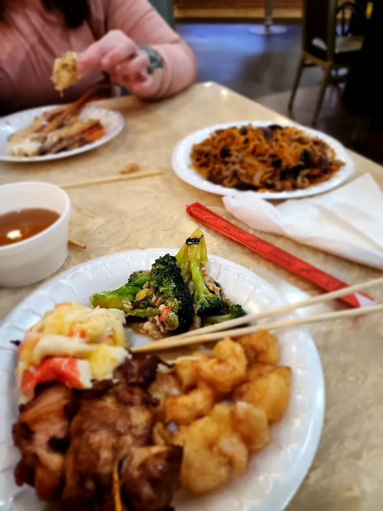 Beef and Broccoli Cheesy Crab Fried Shrimp